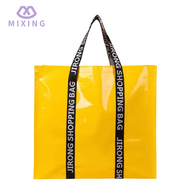 Stor PP vævet indkøbstaske til kvinder