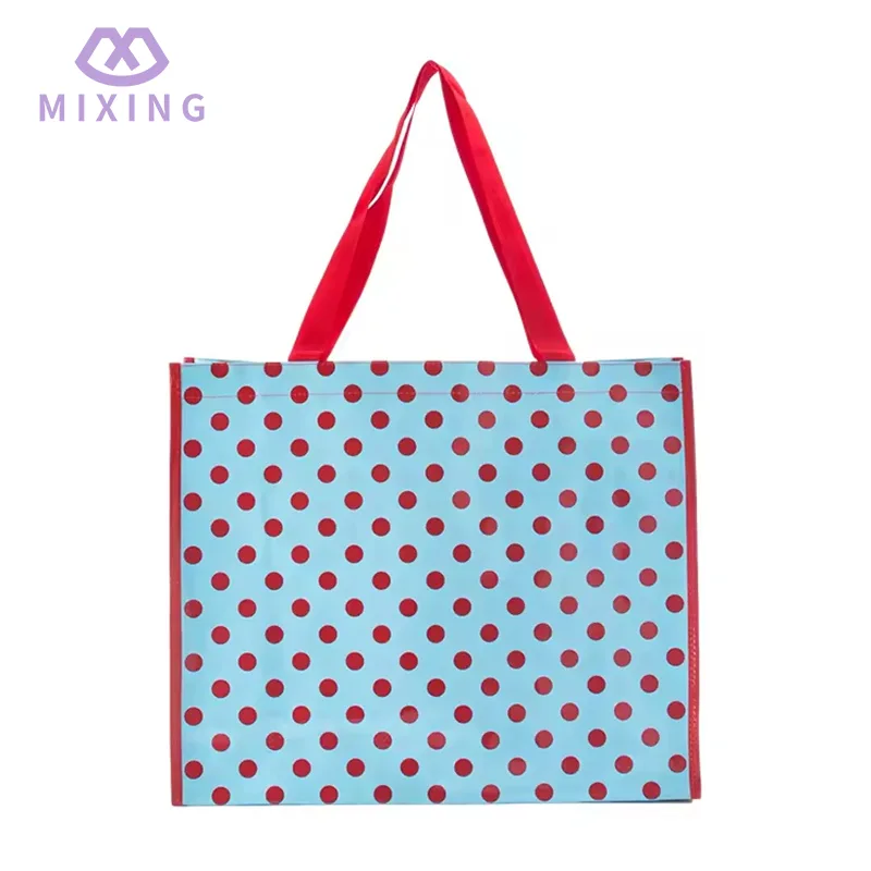 PP vævet taske med logo